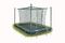 Avyna Pro-Line trampoline 215x155 cm InGround + Royal Class Veiligheidsnet & trapje - met topkwaliteit beschermrand Groen 