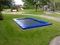 12 Springs Rekrea Bouncer trampoline Extra Blauw inground met hardhouten bekisting 28 mm